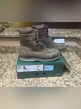 Danner Cedar River Boots Mens Size 14 D Timberwolf Moc Toe 8in Waterproof 14304